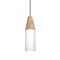 Besa Lighting Nini Cord Pendant, Natural/Opal, Bronze Finish, 1x40W Incandescent 1JT-NININA-BR - alternate 1